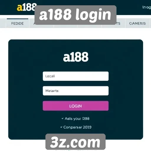 Exploração das funcionalidades do site a188 login