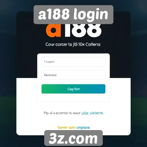 Experiência de usuário no a188 login em foco